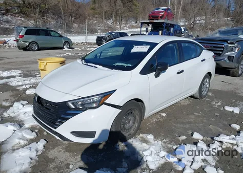 2025 Nissan Versa 1.6 S из США, поврежденный, VIN 3N1CN8DV0SL843241